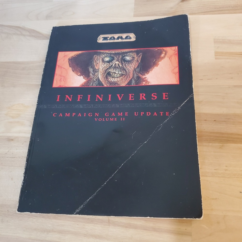 Torg Infiniverse Campaign Game Update Volume II West End Games 20582‎ RPG Book